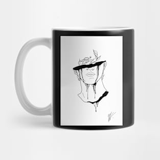 Minimalistic Male Face Mug